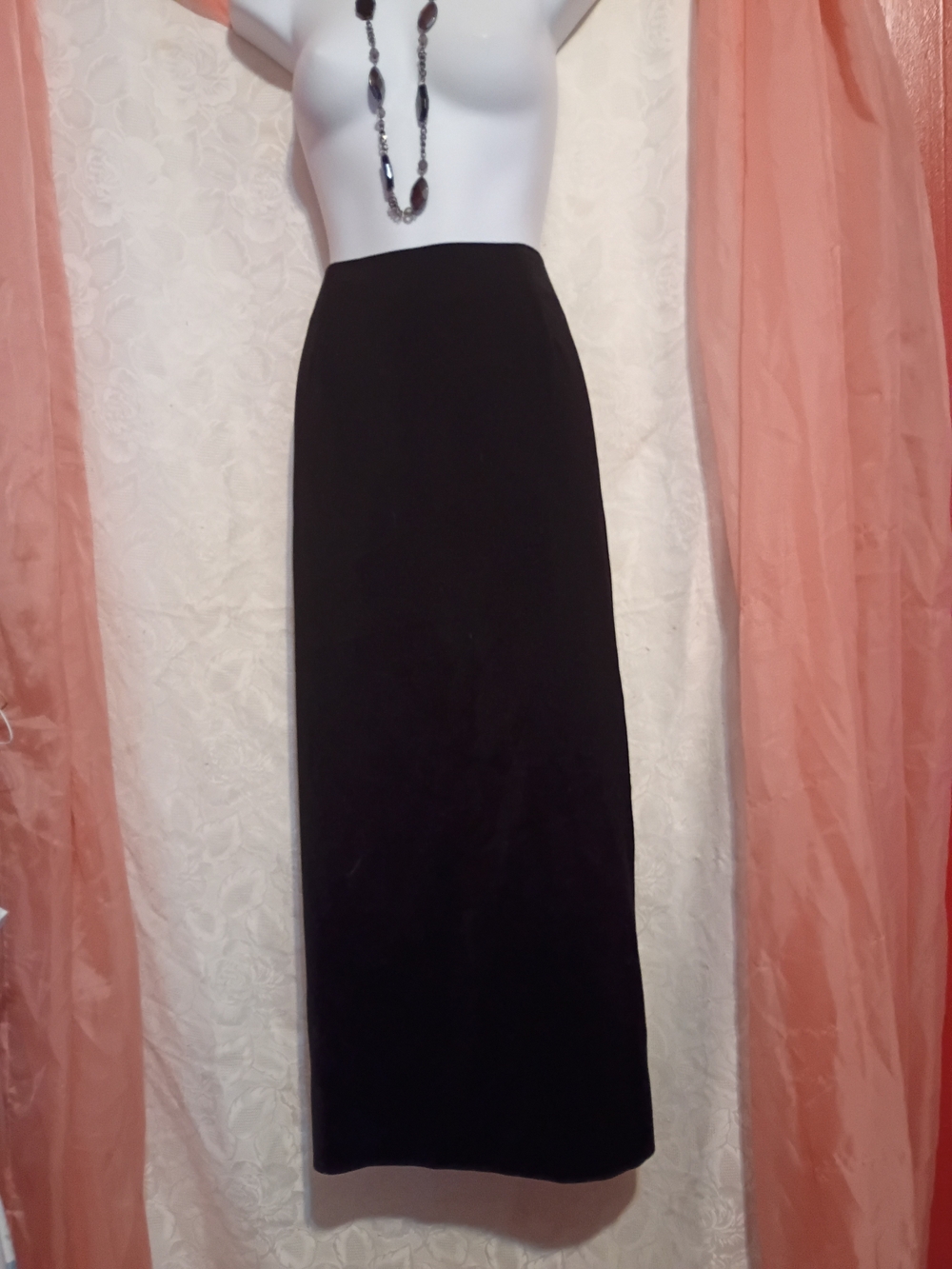 dressbarn Ladies Black Maxi Skirt Sz 10